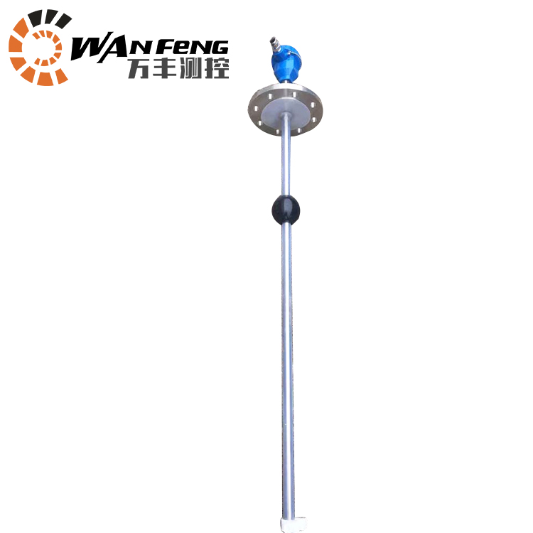 耐腐蝕四氟浮球液位計(jì)，液位變送器，4-20ma，法蘭式